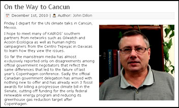 John Dillon - Cancun blog