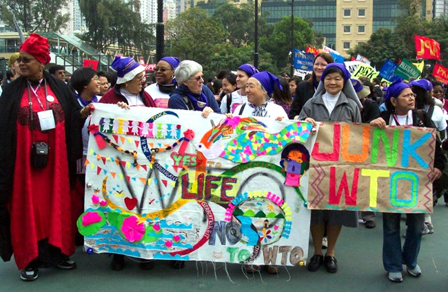 WTO protest hong Kong