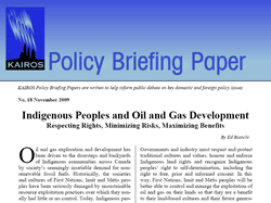 Indigenous Peoples and Oil and Gas Development