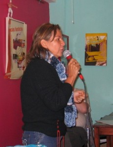 Yolanda est la coordonnatrice nationale de l’Organisation féministe populaire (OFP)