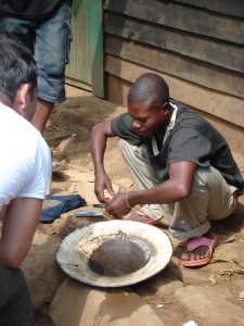 Le coltan en préparation, le Republique démocratique du Congo 