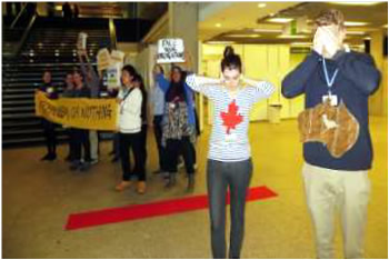 COP 19 protestors