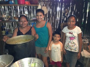 family in El Estor