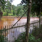 Tailings pond at a gold mine in the Philippines. Photo: KAIROS