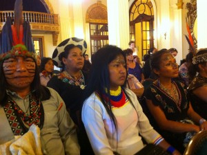 Audience members at the Tribunal on the Rights of Nature