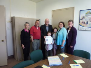 April 29 Mtg with MPP Steve Clark (centre) arranged by Donna Greenhorn