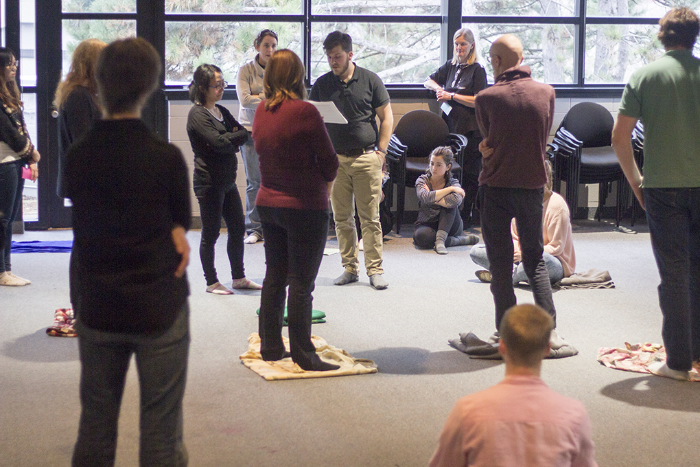 Photo by Matteo Cimellaro, KAIROS Blanket Exercise at University of Guelph