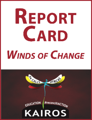 Cover Education for Reconciliation Report Card