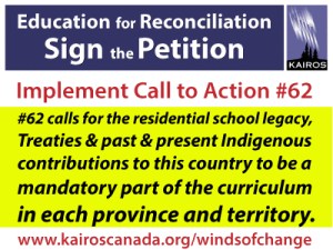 Education for Reconciliation Petition