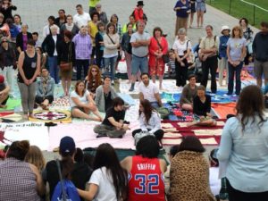 Mass KAIROS Blanket Exercise in Ottawa, by Art Babych