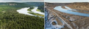 Peace River destroyed for Site C Dam Project