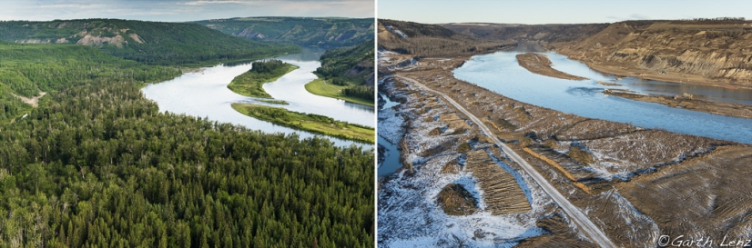 Peace River destroyed for Site C Dam Project