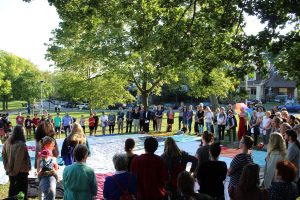 The KAIROS Kitchi Blanket Exercise on Sept. 13, 2017 at East Lynn Park. Photo by Josh Sherman