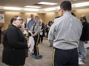 RCMP doing the KAIROS Blanket Exercise