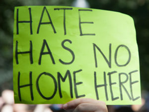 Hate has no home here