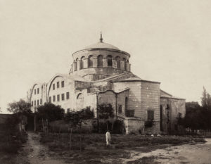 Hagia Eirene, the first church commissioned by Constantine in Constantinople.