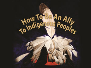 Painting by Josephine M. Cook for the Two Row Wampum Renewal Campaign.