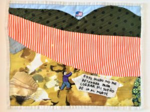 migrant caravan quilt