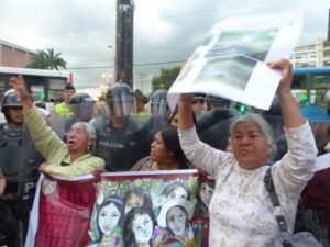 Anti-mining protest in Equador