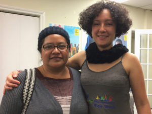 Isabel Zuleta of the Rios Vivos Movement in Colombia and Natalia Atz Sunuc, Maya Kaqchikel woman land defender from Guatemala
