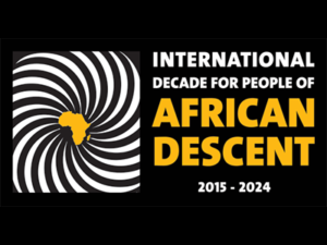 International decade for peoples of African decent