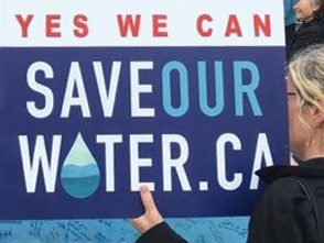 Save our water rally in 2018