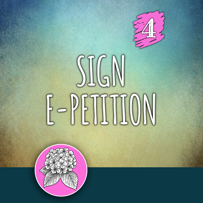 ACTION 4: Sign e-petition