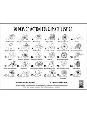 Climate Action Month - 30 Day Challenge Card