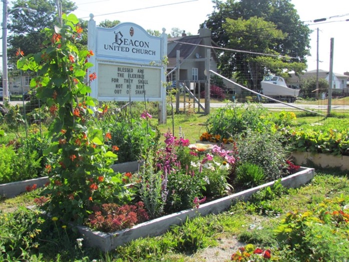 Beacon United’s gardens are central to its green renewal. Credit: Ecology Action Centre