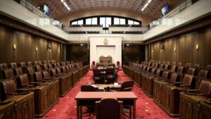 interim chamber in the Senate of Canada Building