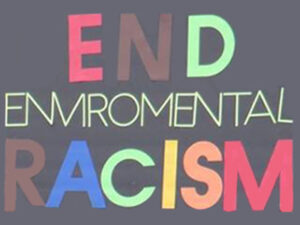 end environmental racism sign