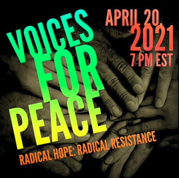 voices for peace - radical hope: radical resistance