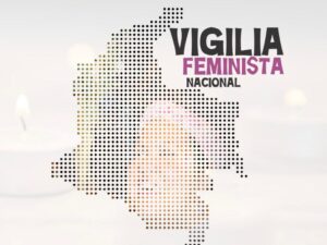 Digital flier that reads "National Feminist Vigil