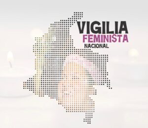 Digital flier that reads "National Feminist Vigil