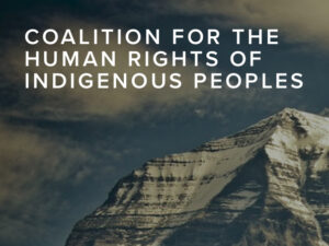 coalition for the human rights of Indigenous people