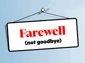 farewell (not goodbye)