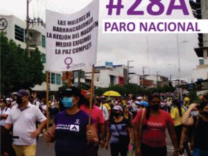 OFP members in Barrancabermeja, Colombia on April 28, 2021. Photo courtesy of the OFP.