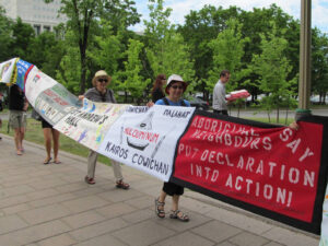 Roll with the Declaration event on Parliament Hill on June 20, 2011