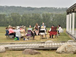 gathering to speak about property rights. Photo by Wayne Shiels.