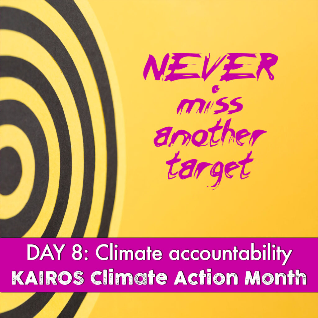 DAY 8 of Climate Action Month: climate accountability