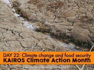 DAY 22 of climate action month, Climate change & food security