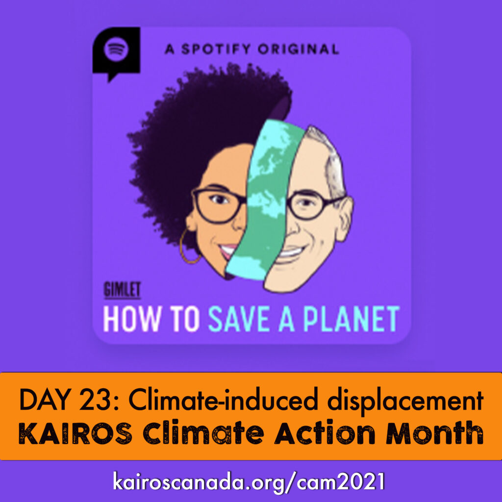 DAY 23 of Climate Action Month, climate induced displacement