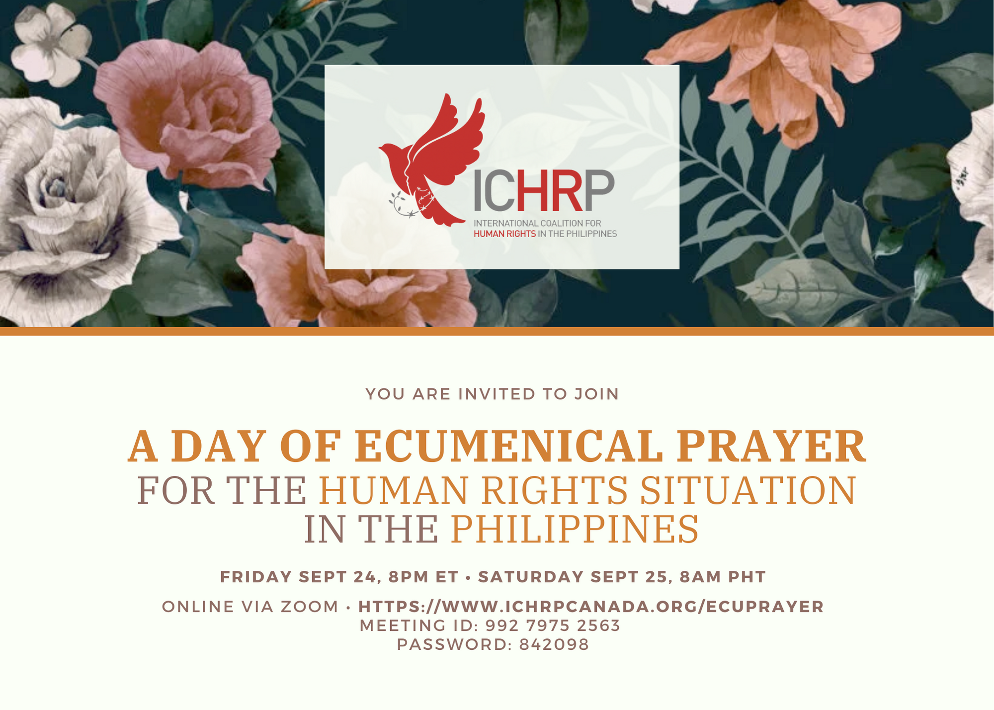 A Day of Ecumenical Prayer for Human Rights in the Philippines