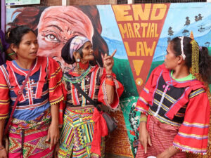 Indigenous Lumad women from Baguio, Philippines, are resisting the expansion of extractive industries and application of martial law against environmental activist and land defenders.