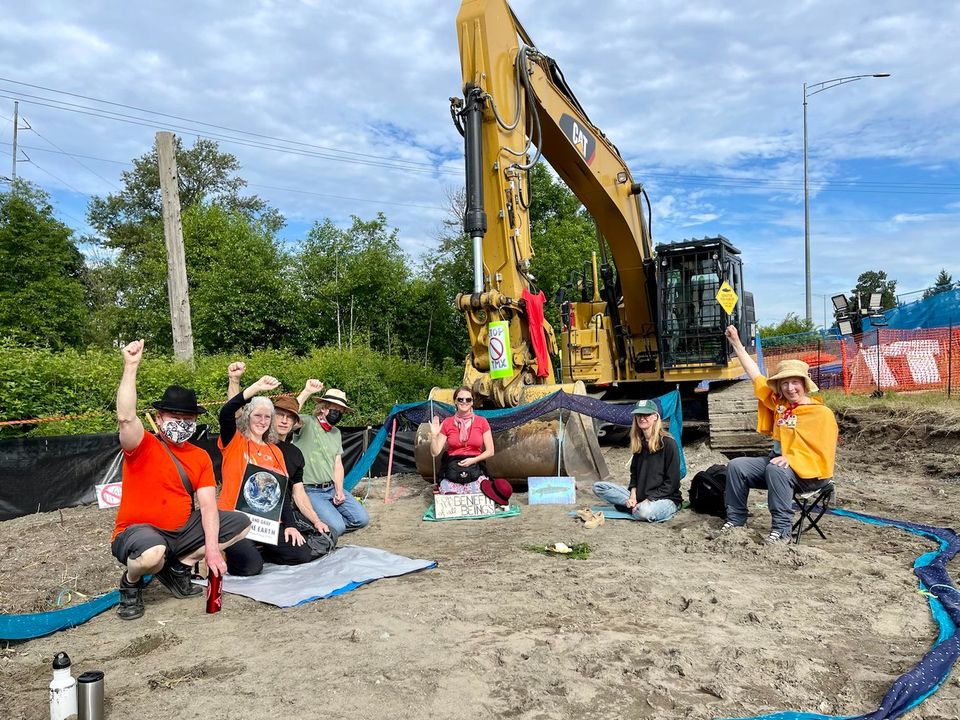 Court Support Rally for the "Brunette River 6"