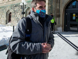 Environment and Climate Change Minister Steven Guilbeault, pictured on the Hill on Jan. 31, 2022. Photo by Andrew Meade.