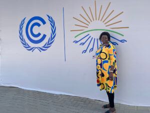 Chantal Bilulu at COP27