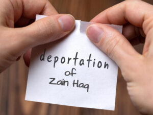 Stop The Deportation Of Zain Haq