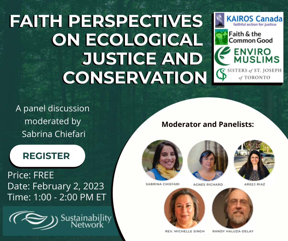 Faith Perspectives on Ecological Justice and Conservation