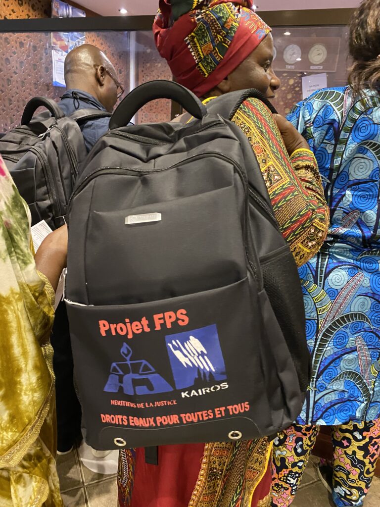 WPS - Arrival of HJ Delegates to the Partners' Exchange in Nairobi with WPS backpacks!